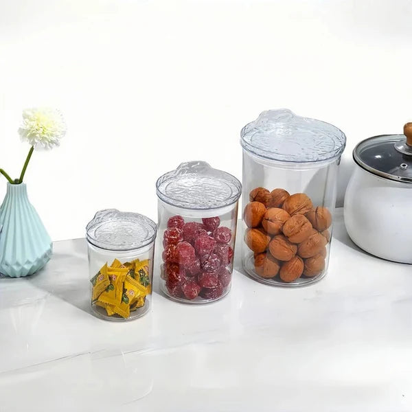 Set of Three Hermetic Pots